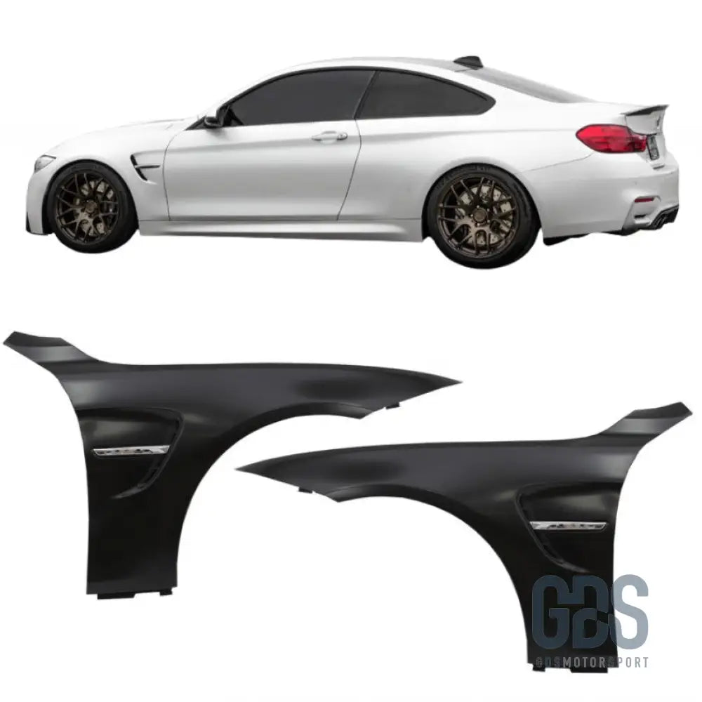 Kit complet look m4 f82 — bmw série 4 f32 coupé / f33 cabriolet phase 1 & 2 lci (2013-2020) - kit carrosserie
