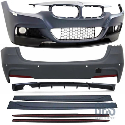 Kit pack m performance — bmw série 3 f30 berline phase 1 & 2 lci (2012-2019) - kit carrosserie