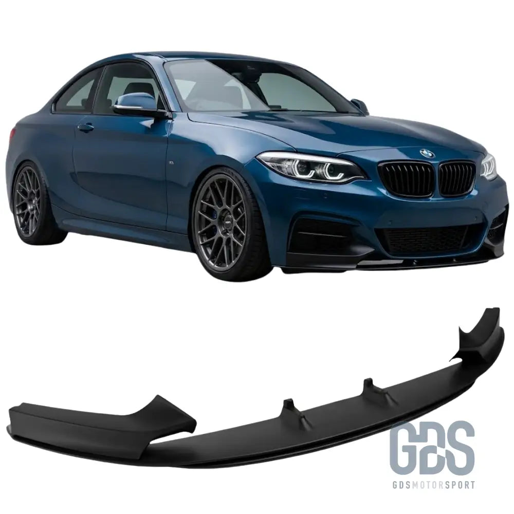 Lame avant look m235 pour pare-choc pack m bmw série 2 f22 f23