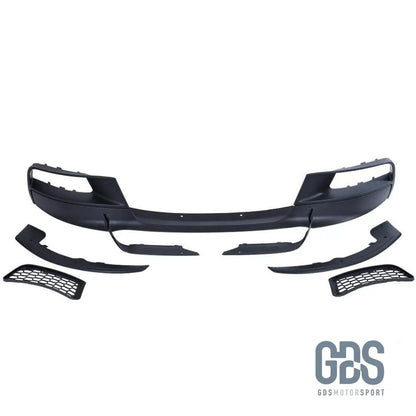 Lame M Performance EVO pour Pare choc avant Pack BMW F20/ F21 Ph1 Noir Mate - Choc kit carrosserie - GDS Motorsport