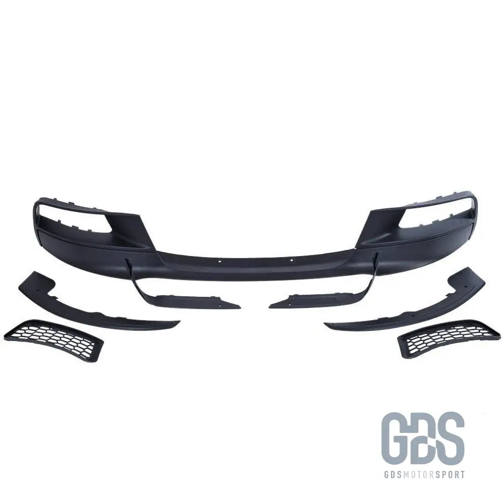 Lame m performance evo pour pare-choc avant pack bmw série 1 f20 f21 phase noir mat