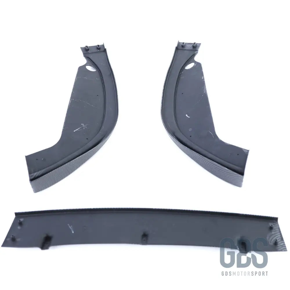 Lame m performance look carbone 3d pour pare-choc avant m2 bmw série 3 e46