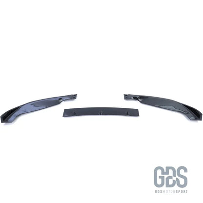 Lame m performance noir brillant pour pare-choc avant look m2 bmw série 3 e46