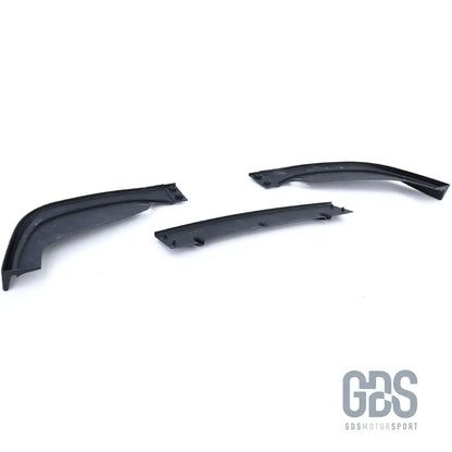 Lame m performance noir brillant pour pare-choc avant look m2 bmw série 3 e46