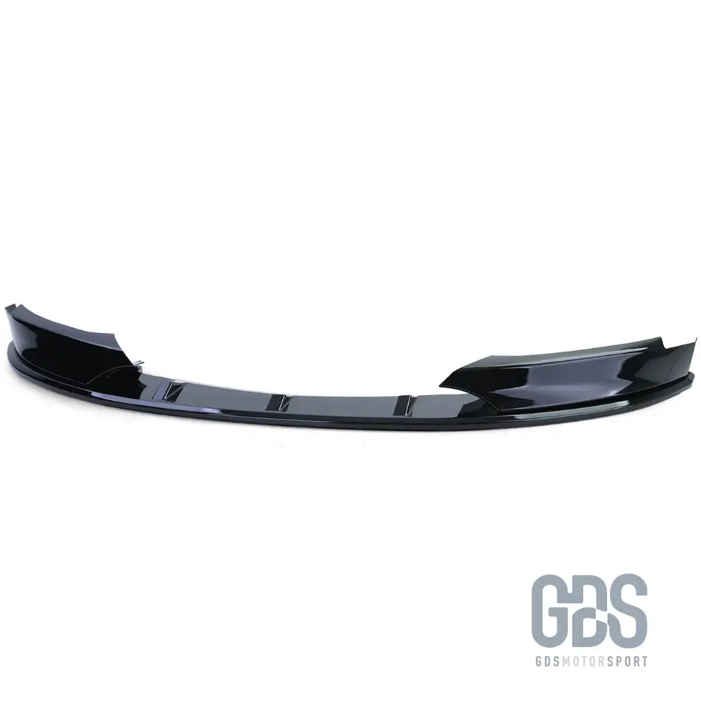 Lame avant m performance noir brillant pour pare-choc pack phase 2 — bmw série 1 e82 e88 e87 e81