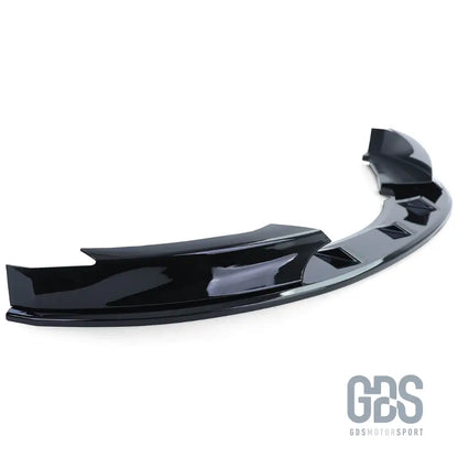 Lame avant m performance noir brillant pour pare-choc pack phase 2 — bmw série 1 e82 e88 e87 e81