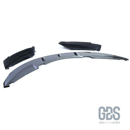 Lame avant m performance noir brillant pour pare-choc pack phase 2 — bmw série 1 e82 e88 e87 e81