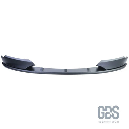 Lame avant m performance noir mat pour pare-choc pack phase 2 — bmw série 1 e82 e88 e87 e81