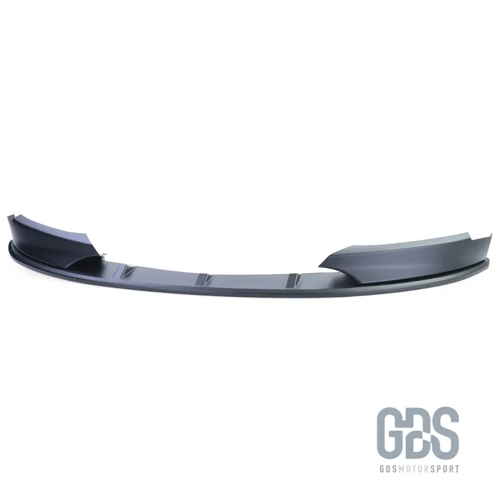 Lame avant m performance noir mat pour pare-choc pack phase 2 — bmw série 1 e82 e88 e87 e81