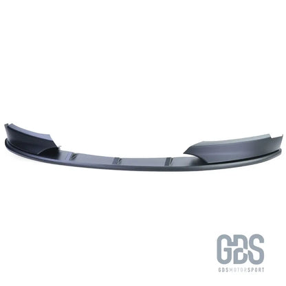 Lame avant m performance noir mat pour pare-choc pack phase 2 — bmw série 1 e82 e88 e87 e81