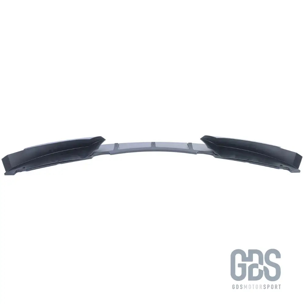Lame avant m performance noir mat pour pare-choc pack phase 2 — bmw série 1 e82 e88 e87 e81