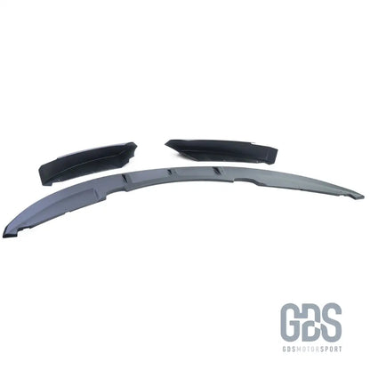 Lame avant m performance noir mat pour pare-choc pack phase 2 — bmw série 1 e82 e88 e87 e81
