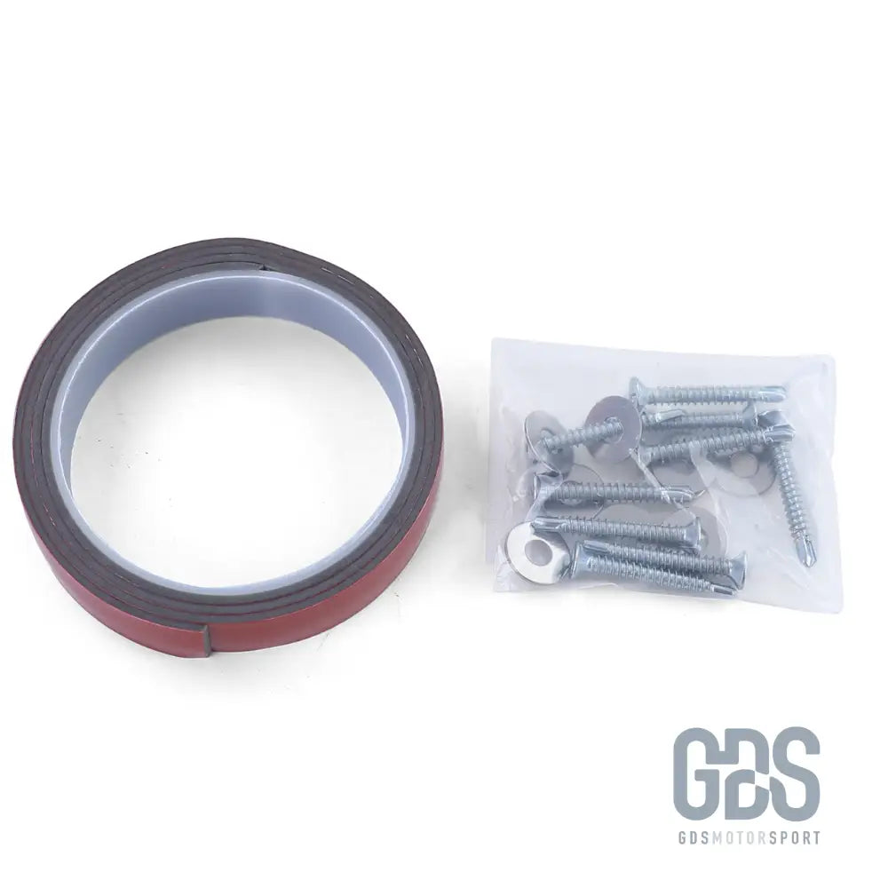 Lame m performance pare-choc avant bmw série 3 e90/e91 pack phase 2 lci noir brillant