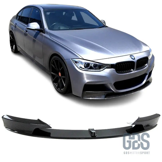 Lame m performance pare-choc avant look carbone 3d pour bmw série 3 f30 / f31 pack