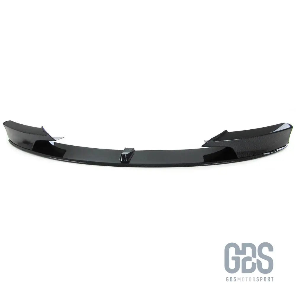 Lame m performance pare-choc avant look carbone 3d pour bmw série 3 f30 / f31 pack