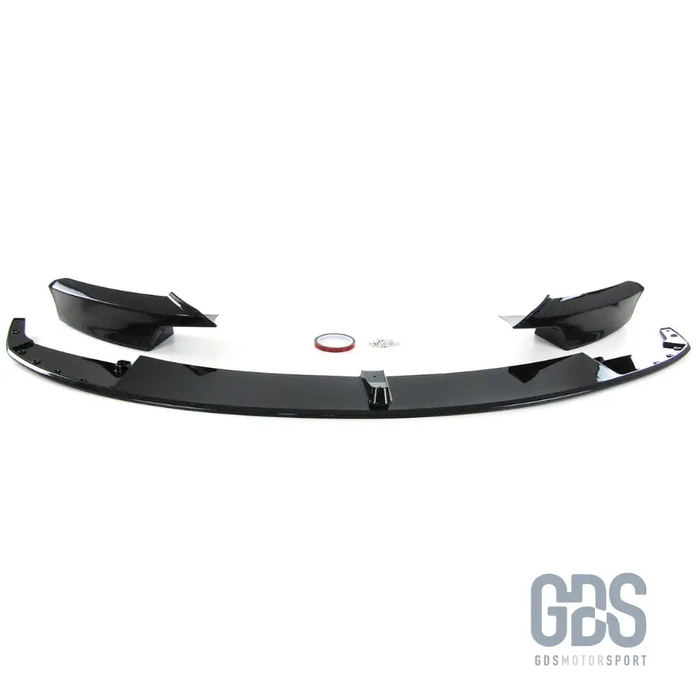 Lame m performance pare-choc avant look carbone 3d pour bmw série 3 f30 / f31 pack