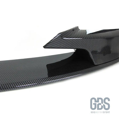 Lame m performance pare-choc avant look carbone 3d pour bmw série 3 f30 / f31 pack