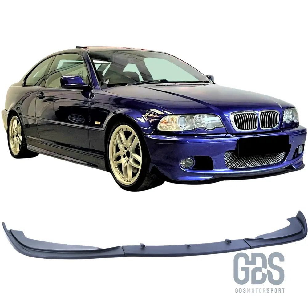 Lame m performance pour pare-choc avant look m2 bmw série 3 e46