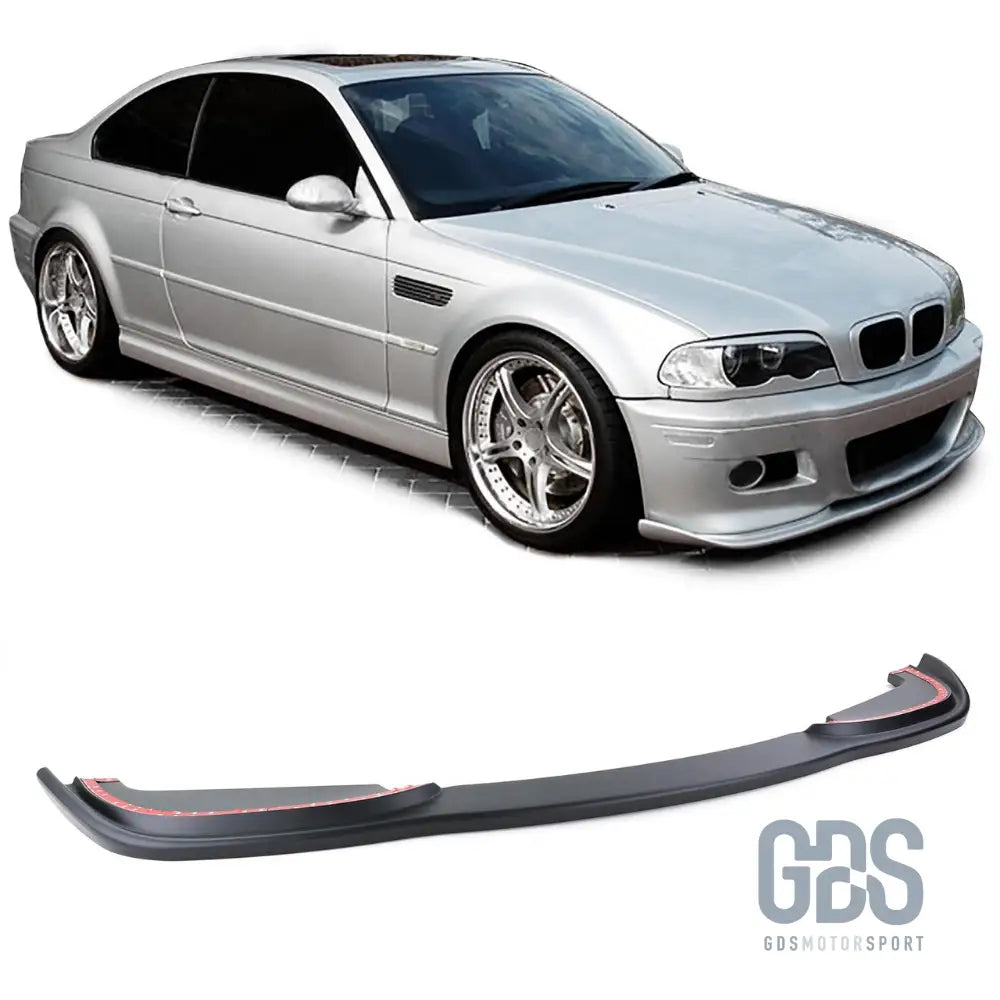Lame m performance pour pare-choc avant look m3 bmw série 3 e46