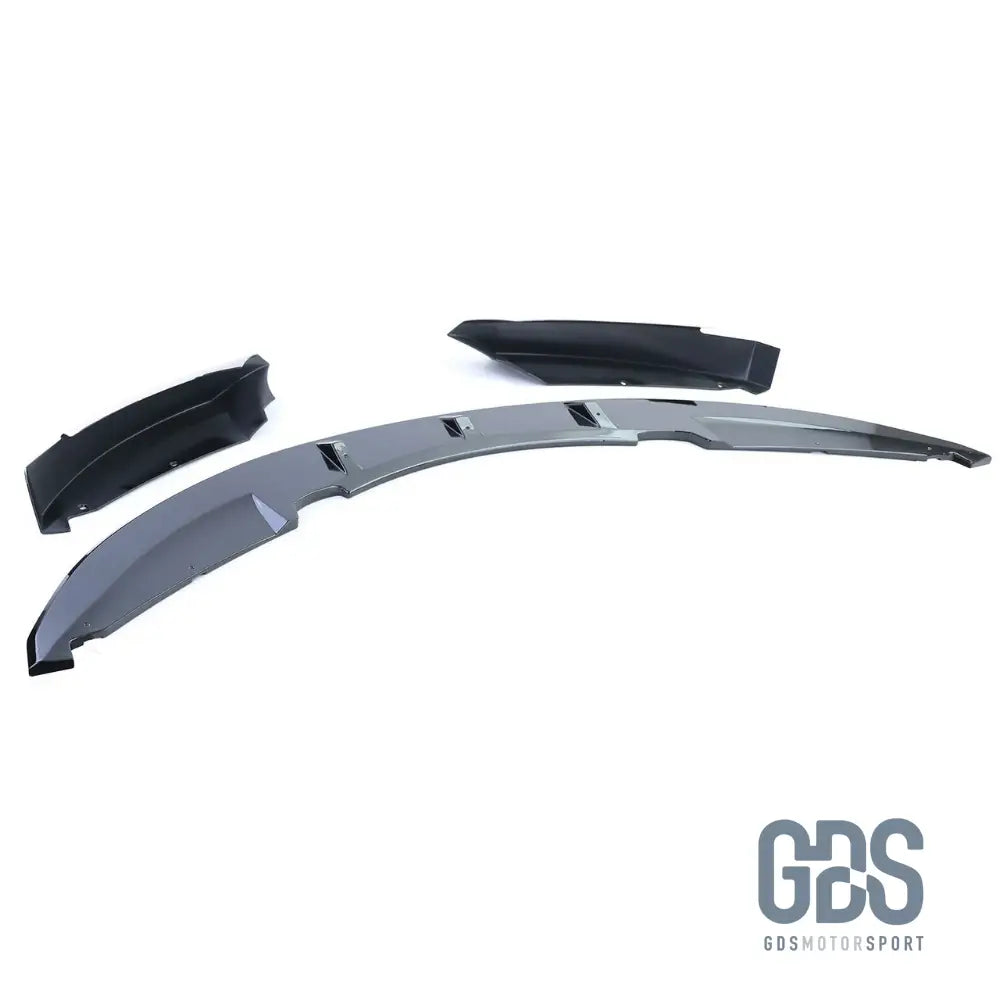 Lame M Performance pare choc avant Pack E82 coupé E88 Cabriolet Noir Brilant - Pare Choc kit carrosserie - GDS Motorsport