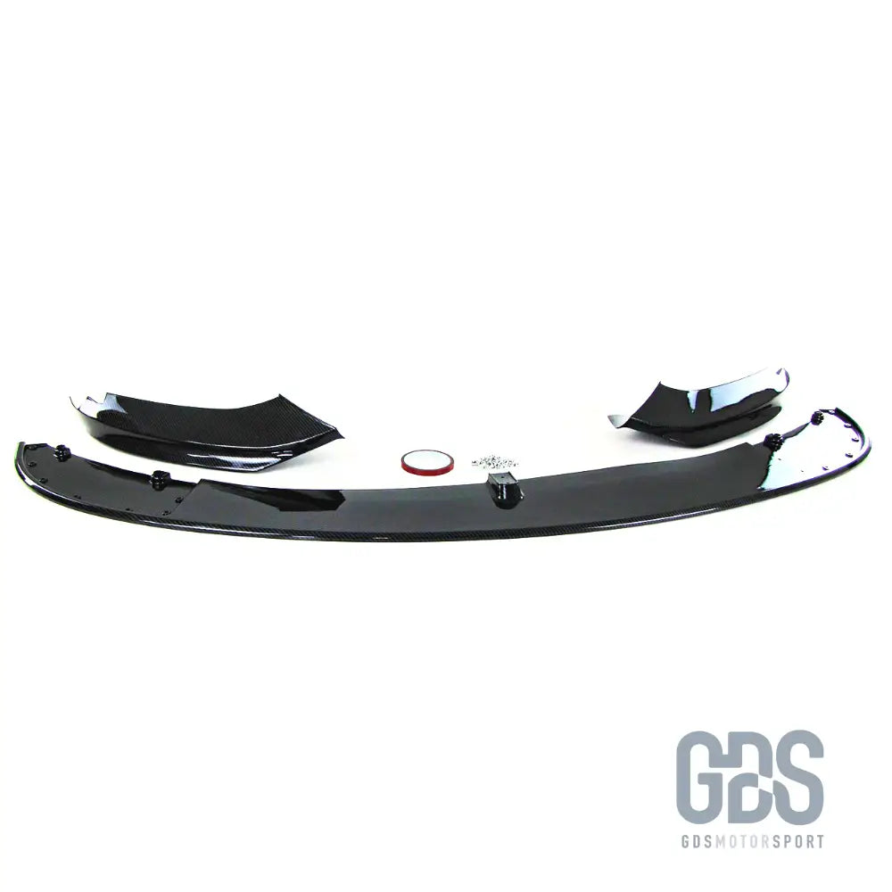 Lame m performance pour pare-choc pack bmw f32 f33 f36 look carbone 3d