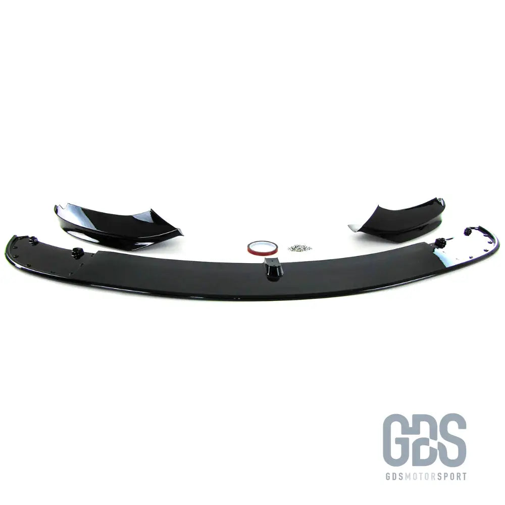 Lame m performance pour pare choc pack avant bmw f32/ f33/ f36 noir brillant