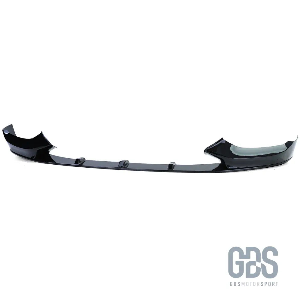 Lame m performance pour pare-choc avant pack bmw série 1 f20 f21 phase 2 lci noir brillant