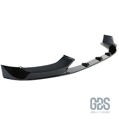 Lame m performance pour pare-choc avant pack bmw série 1 f20 f21 phase 2 lci noir brillant
