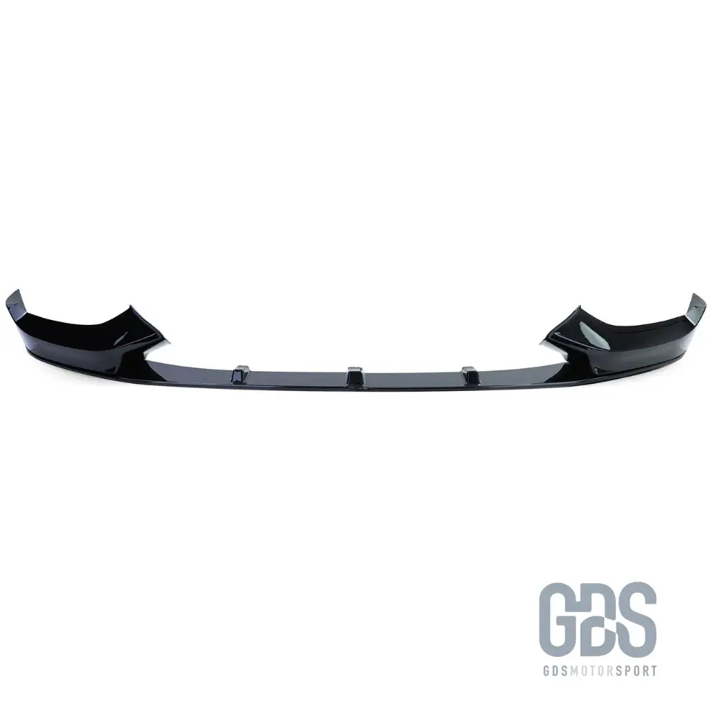 Lame m performance pour pare-choc avant pack bmw série 1 f20 f21 phase 2 lci noir brillant
