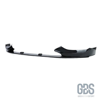 Lame m performance v1 pour pare-choc avant pack bmw série 1 f20 f21 phase 2 lci noir brillant