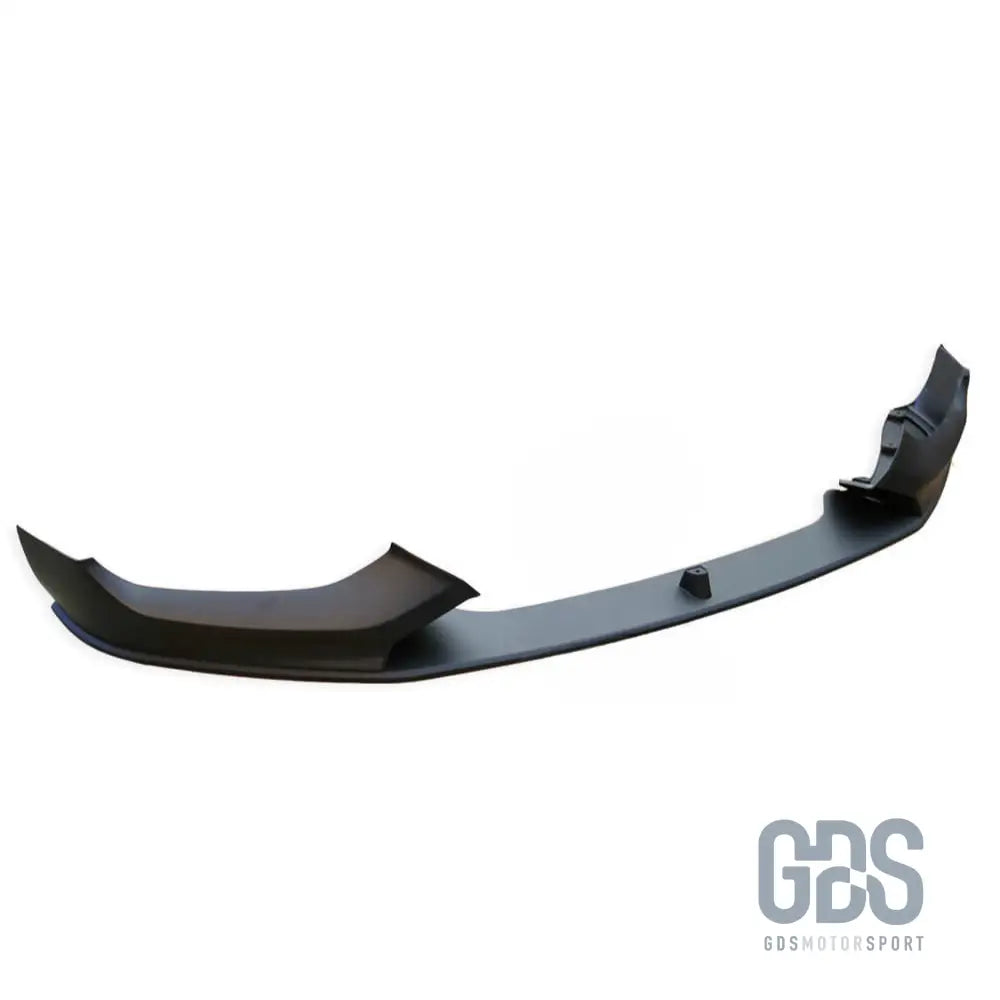 Lame m performance v1 pour pare-choc avant pack bmw série 1 f20 f21 phase 2 lci noir mat