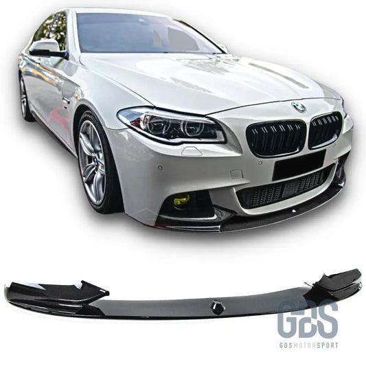 Lame m performance vrai carbone pour pare-choc avant bmw f10 & f11 pack (2010-2017)