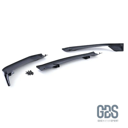 Lame M Sport pour Pare choc avant BMW E90/ E91 Pack Phase 1 Noir Brillant - Choc kit carrosserie - GDS Motorsport