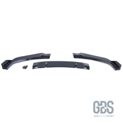 Lame m sport pare-choc avant bmw série 3 e90/e91 pack phase 1 noir brillant