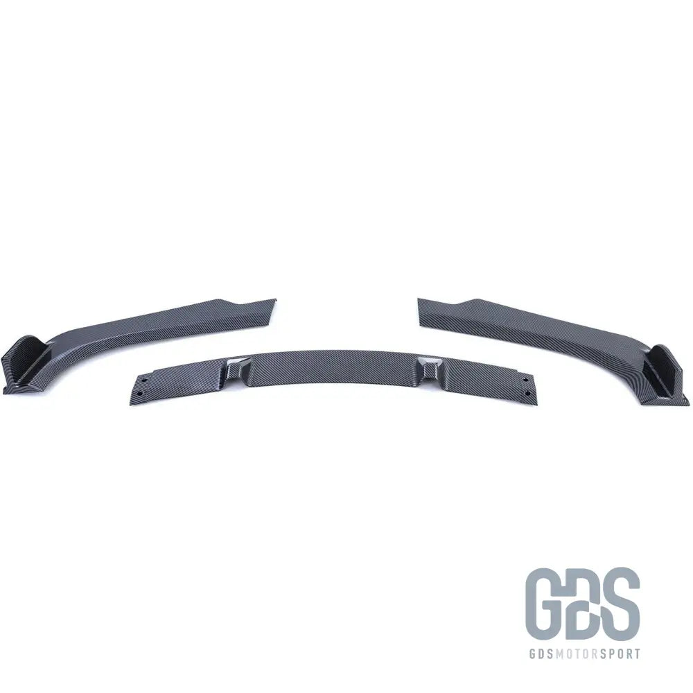 Lame m sport pare-choc avant bmw série 3 e90/e91 phase 2 lci look carbone