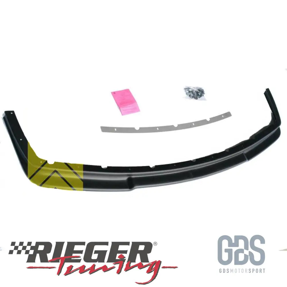 Lame avant m3 gt rieger noir mat club-sport pour pare-choc bmw e36