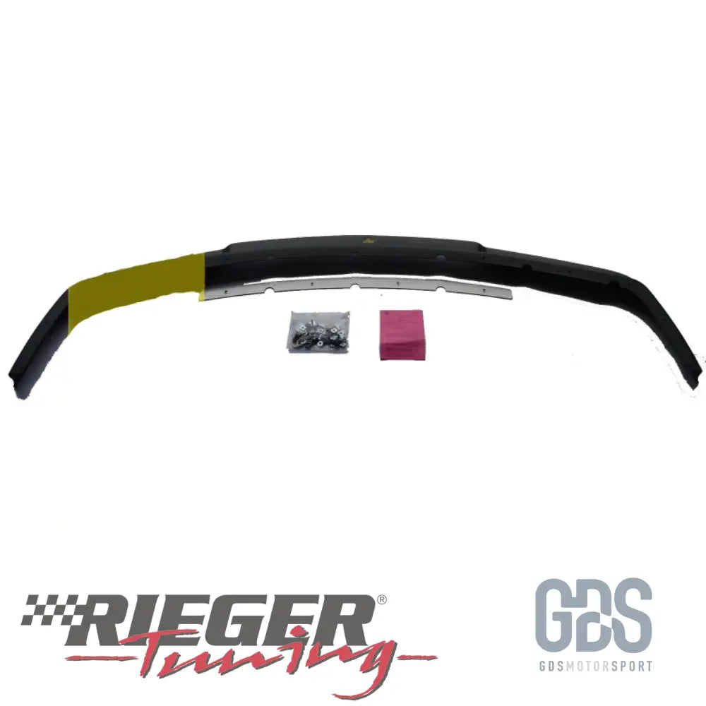 Lame avant m3 gt rieger noir mat club-sport pour pare-choc bmw e36