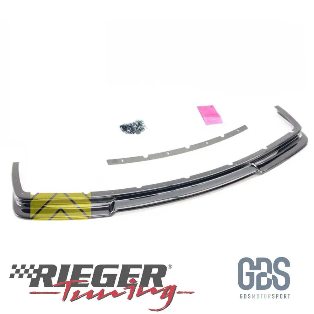 Lame style M3 GT club sport pour pare choc avant look BMW E36 Noir Brillant (Rieger) - Pare Choc kit carrosserie - GDS Motorsport