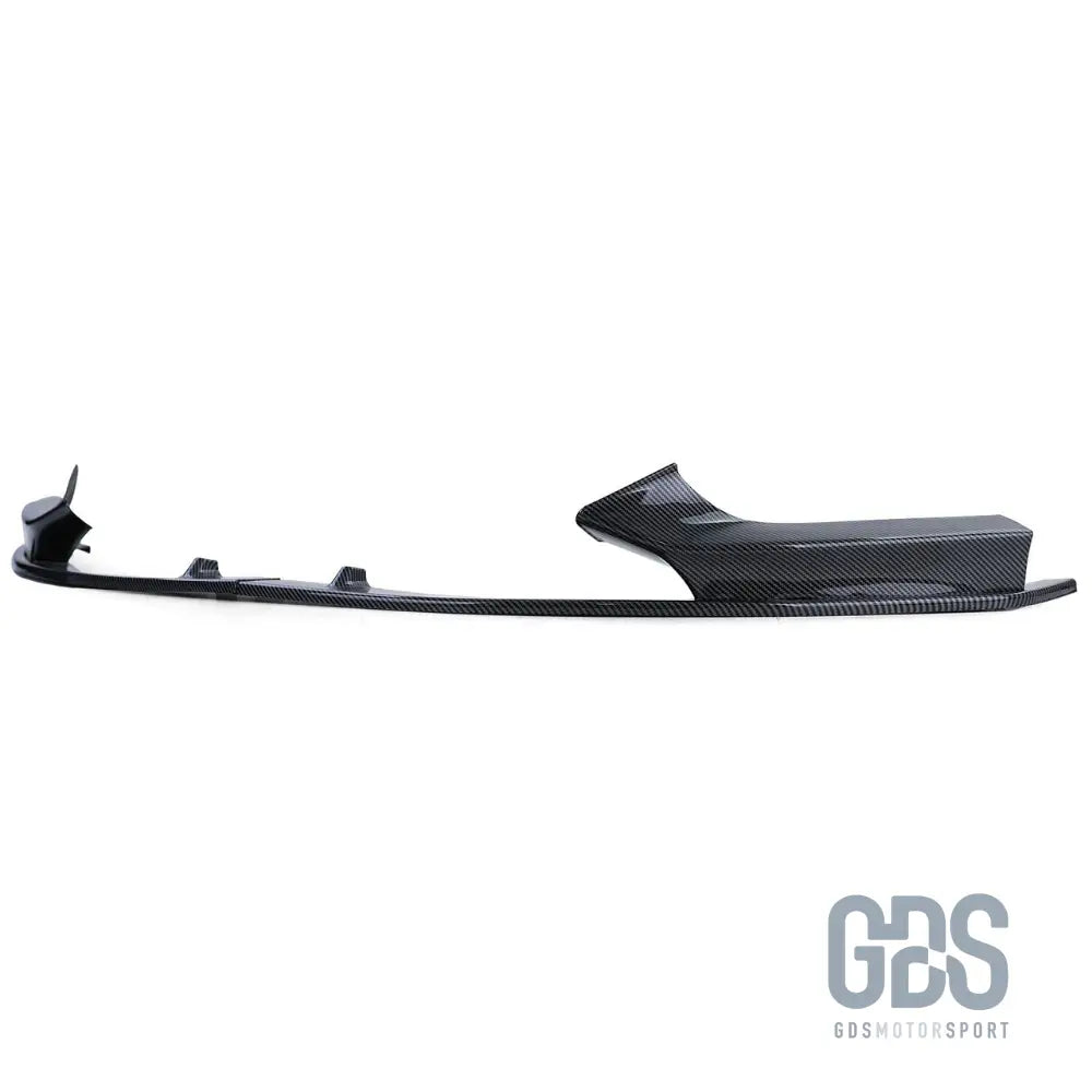 Lame avant style performance deux parties aspect carbone pour pare-choc pack m bmw série 2 f22 f23