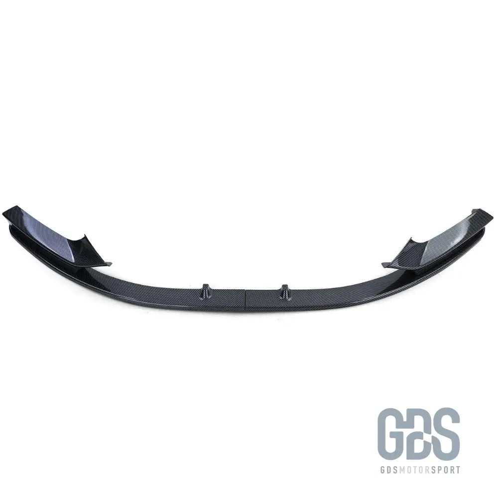 Lame avant style performance deux parties aspect carbone pour pare-choc pack m bmw série 2 f22 f23