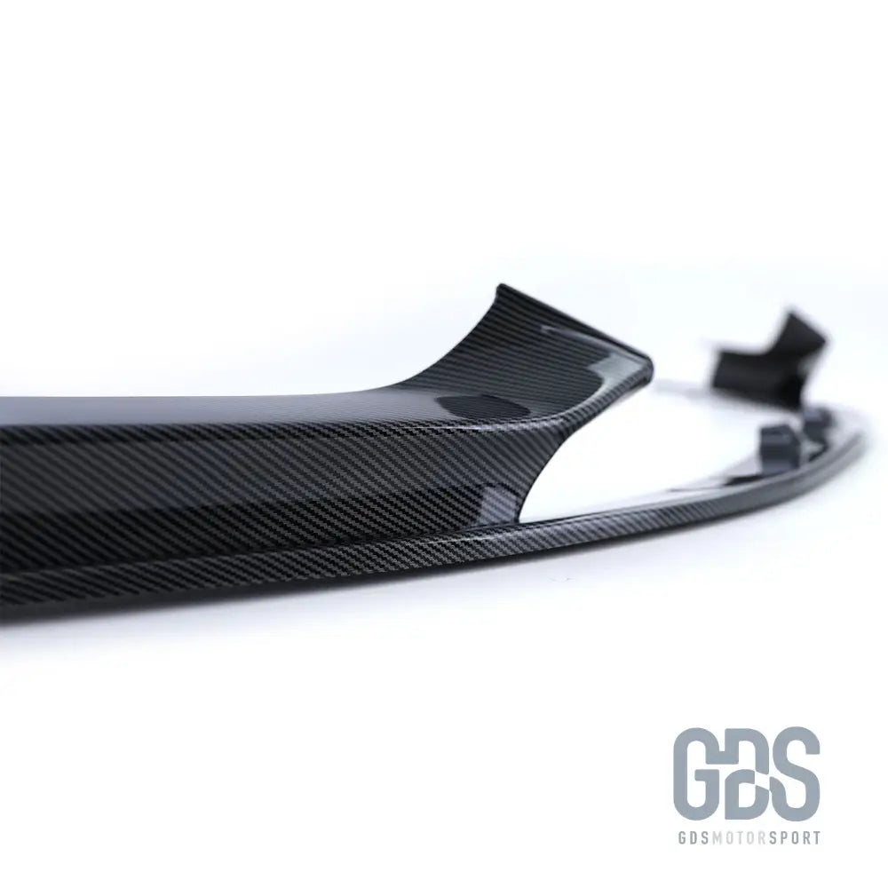 Lame avant style performance deux parties aspect carbone pour pare-choc pack m bmw série 2 f22 f23