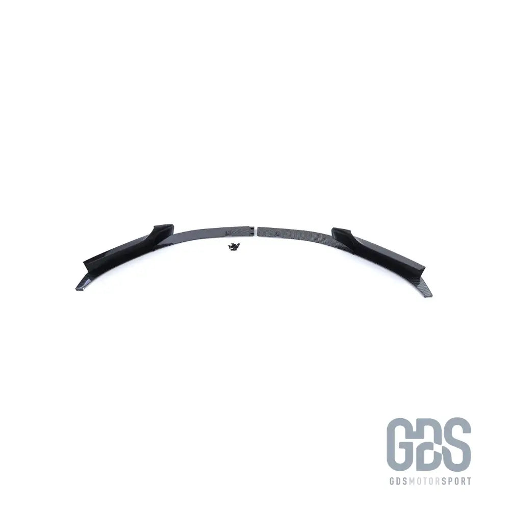 Lame avant style performance deux parties aspect carbone pour pare-choc pack m bmw série 2 f22 f23