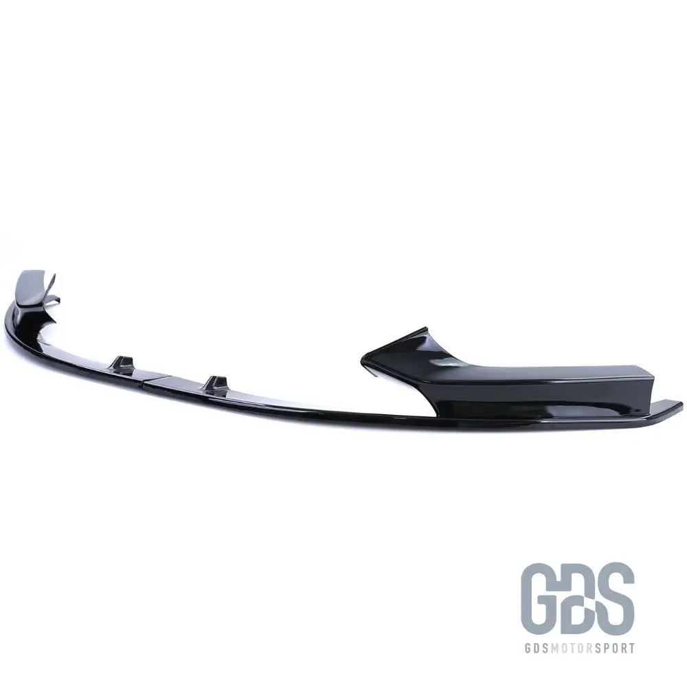 Lame avant style performance deux parties noir brillant pour pare-choc pack m bmw série 2 f22 f23