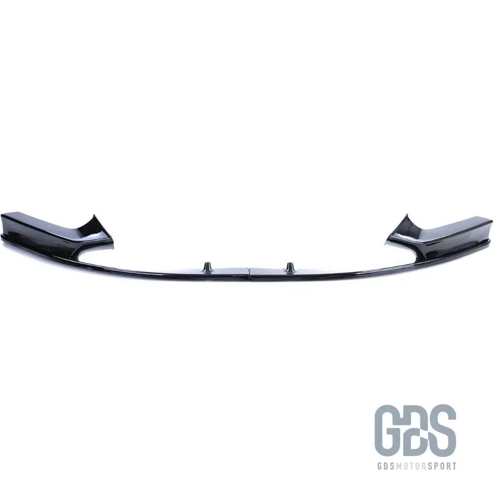 Lame avant style performance deux parties noir brillant pour pare-choc pack m bmw série 2 f22 f23