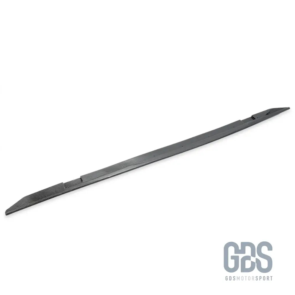 Lames de bas caisse m performance aspect carbone pour bmw série 2 f22 f23