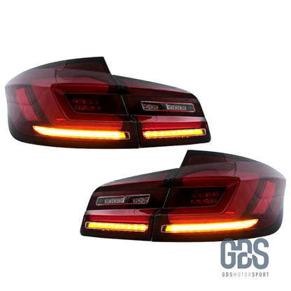 Feux arrières Look G20 Full LED pour BMW Série 5 F10 Rouge Fumé noir - Éclairage de véhicule - GDS Motorsport