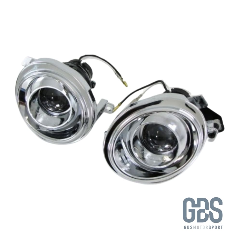 Paire phares antibrouillard à lenticulaire Chromé BMW E46 Pack M2 / M3 - PHARES FEUX - GDS Motorsport
