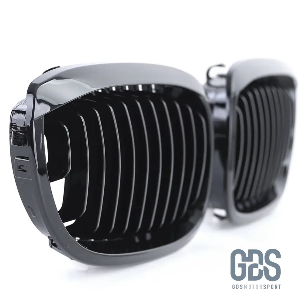 2 Grilles de calandre Noir Brillant BMW série 3 E46 PH2 2003 a 2006 Coupé / Cabriolet - Calandres - GDS Motorsport