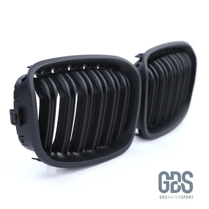 Grilles de calandre Noir Mate double lame BMW série 1 F20 F21 Ph - Calandres - GDS Motorsport