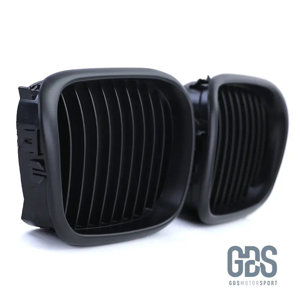 Grilles de calandre NOIR MATE bords larges BMW serie 5 E39 1995 a 2003 - Calandres - GDS Motorsport